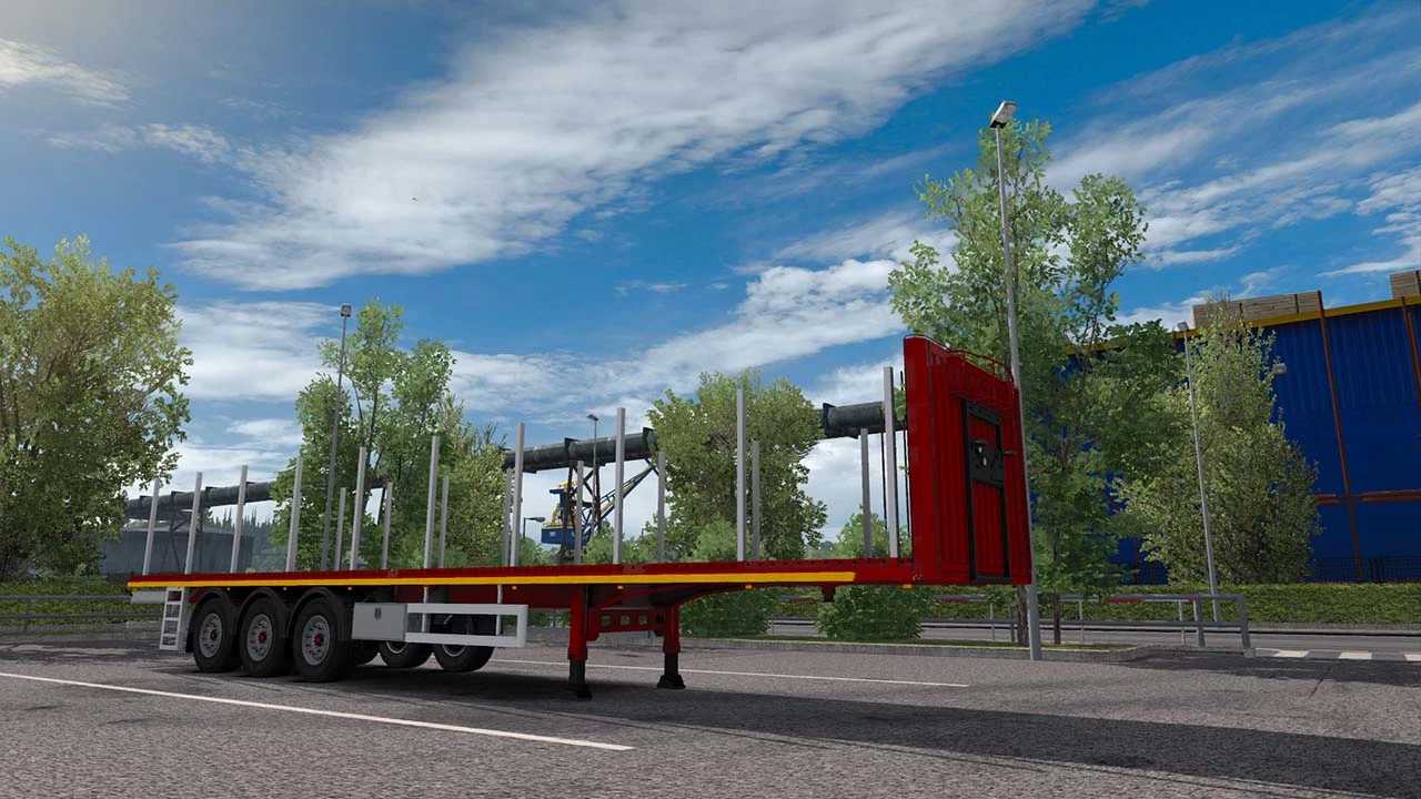 Kassbohrer Flatbed Trailer 1.49 ETS2 - Euro Truck Simulator 2 Mods ...