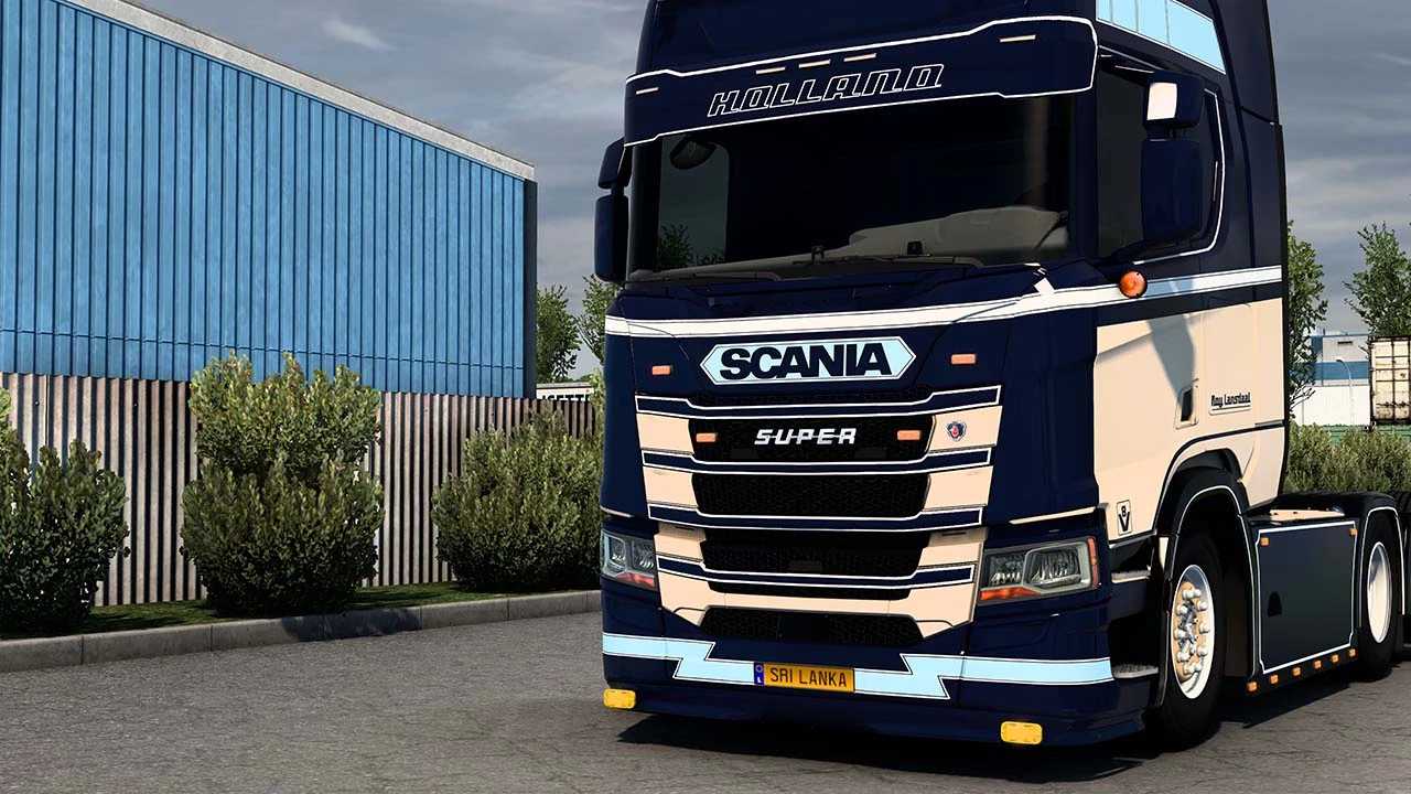 Scania Ng S R Complete Front Plate Ets Euro Truck Simulator